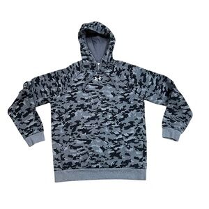 Under Armour Rival Fleece camo Hoodie Small  NWOT Gray Black Pullover Sweatshirt